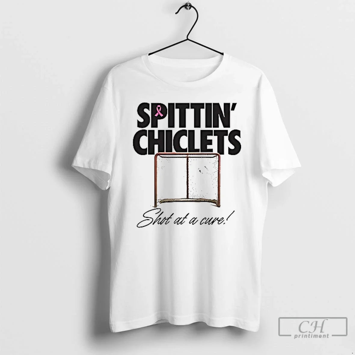 Premium The Spittin Chiclets Short At A Cure Breast - Adult & Kids T-Shirts, Sweatshirts & Hoodies apparel design preview 1