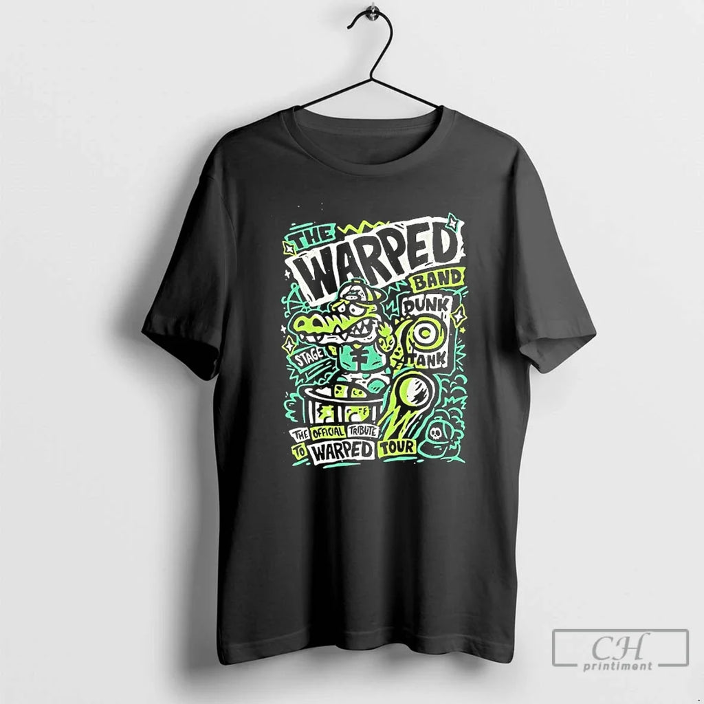 Premium The Warped Band Dunk Tank Tribute To Tour - Adult & Kids T-Shirts, Sweatshirts & Hoodies apparel design preview 1
