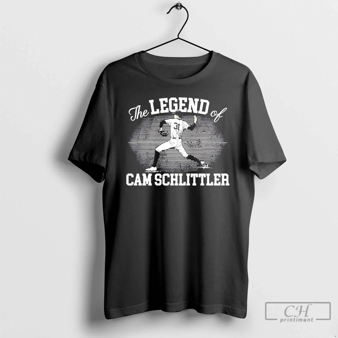Premium The Legend Of Cam Schlittler Yankees - Adult & Kids T-Shirts, Sweatshirts & Hoodies apparel design preview 1