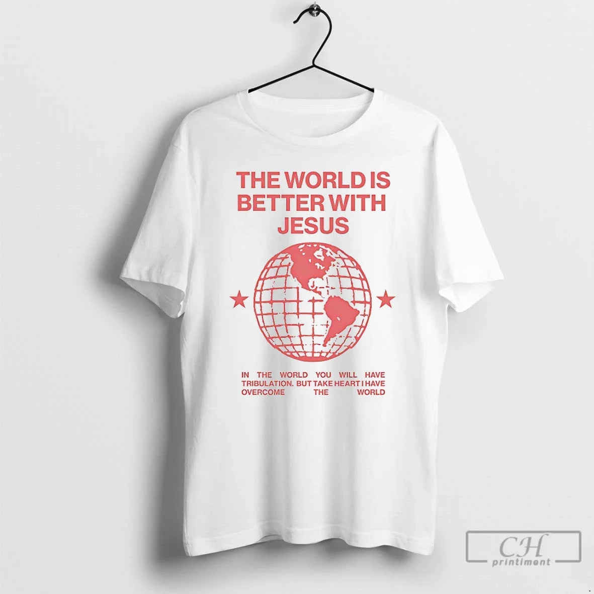 Premium The World Is Better With Jesus - Adult & Kids T-Shirts, Sweatshirts & Hoodies apparel design preview 1