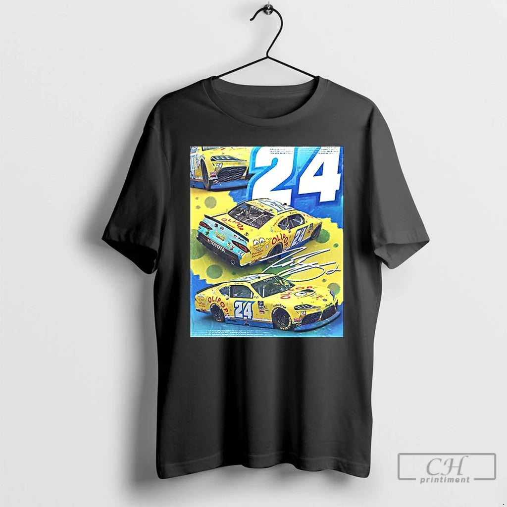 Premium Themed Olipop Nascar Toyota Race Car Number - Adult & Kids T-Shirts, Sweatshirts & Hoodies apparel design preview 1