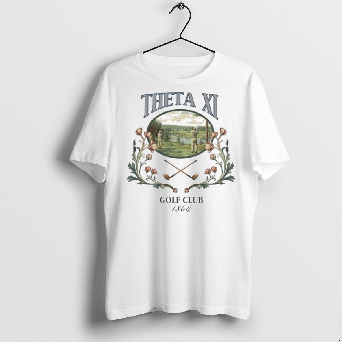 Premium Theta Xi Golf Club 1864 - Adult & Kids T-Shirts, Sweatshirts & Hoodies apparel design preview 1