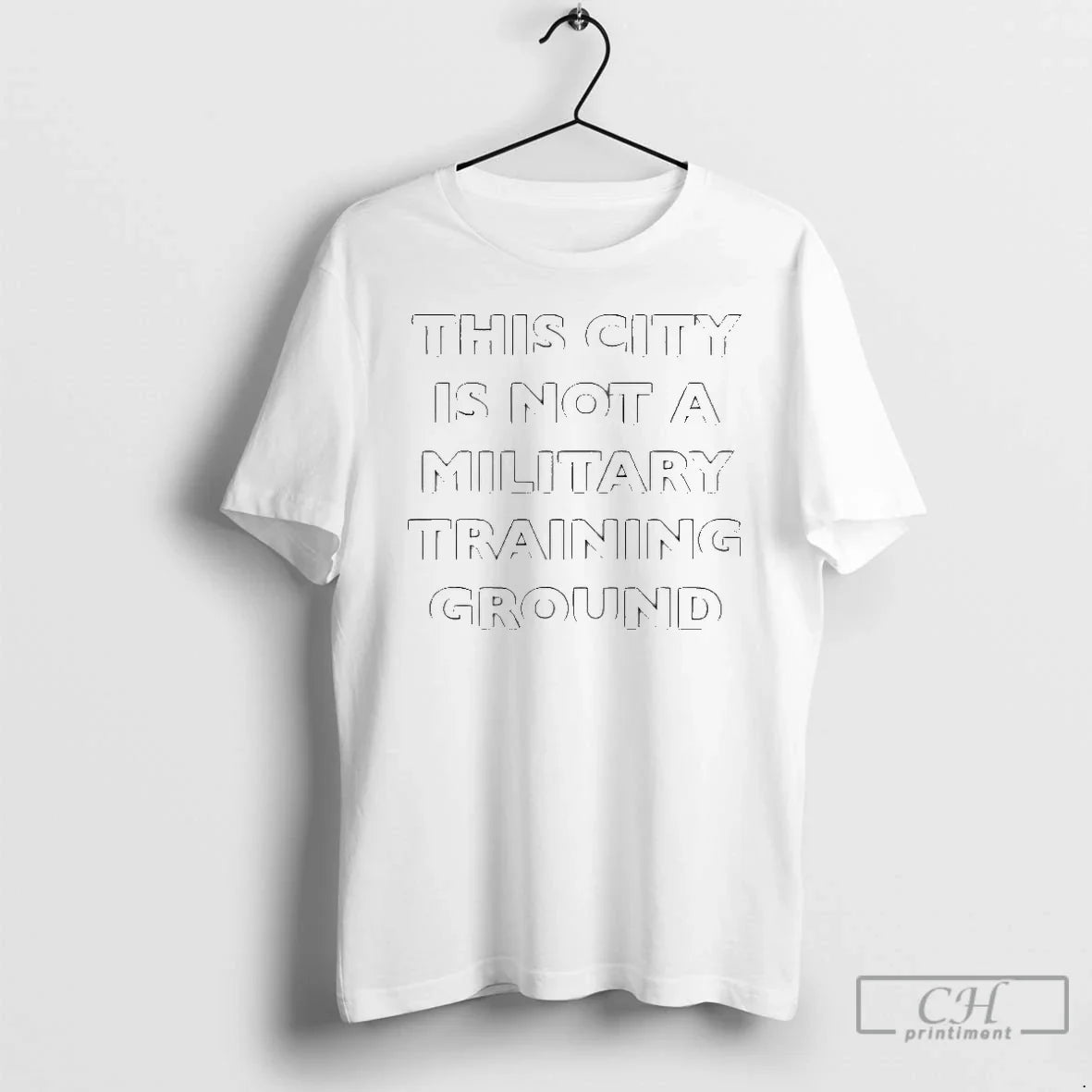 Premium This City Is Not A Military Training Ground - Adult & Kids T-Shirts, Sweatshirts & Hoodies apparel design preview 1
