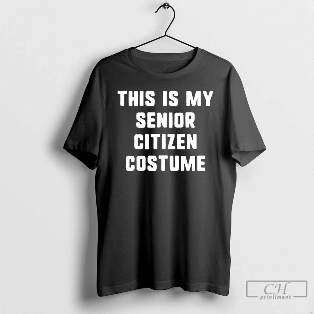 Premium This Is My Senior Citizen Costume Halloween - Adult & Kids T-Shirts, Sweatshirts & Hoodies apparel design preview 1