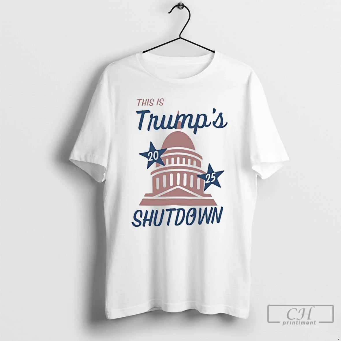 Premium This Is Trumps 2025 Shutdown White House - Adult & Kids T-Shirts, Sweatshirts & Hoodies apparel design preview 1