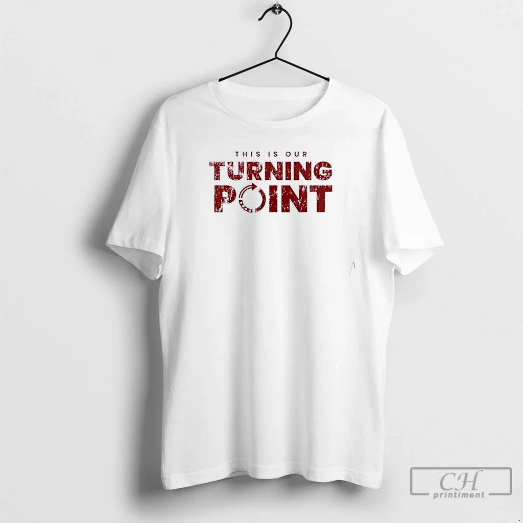Premium This Is Our Turning Point Charlie Kirk X - Adult & Kids T-Shirts, Sweatshirts & Hoodies apparel design preview 1