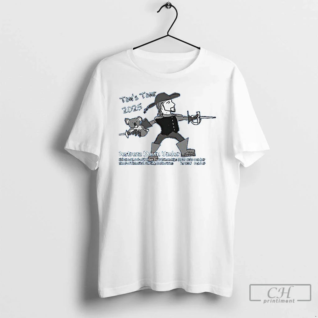 Premium Tons Tour 2 Destreza Down Under Ceramic And - Adult & Kids T-Shirts, Sweatshirts & Hoodies apparel design preview 1