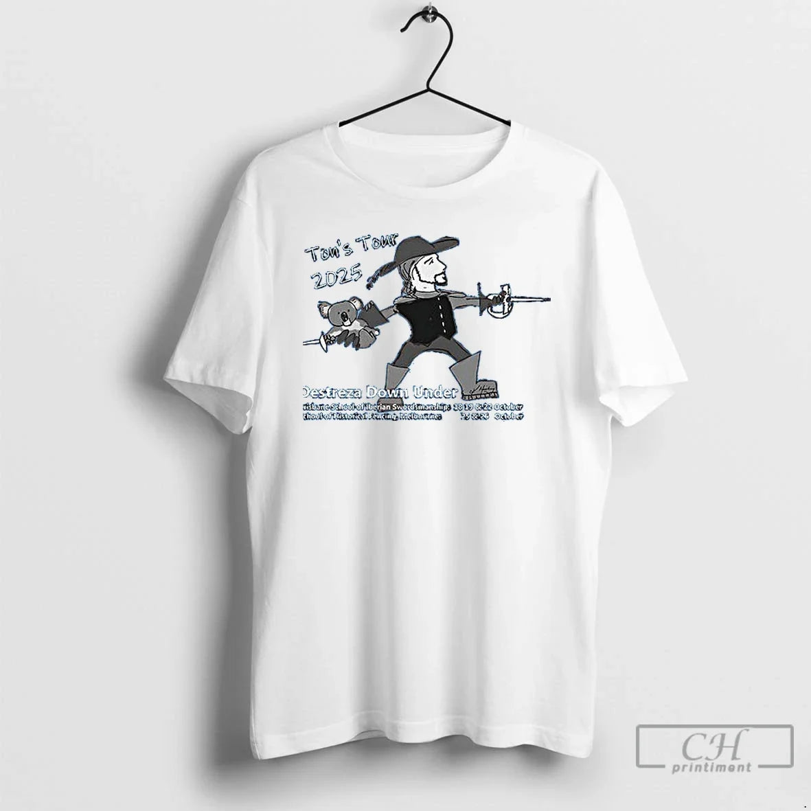 Premium Tons Tour 2 Destreza Down Under Ceramic And - Adult & Kids T-Shirts, Sweatshirts & Hoodies apparel design preview 1