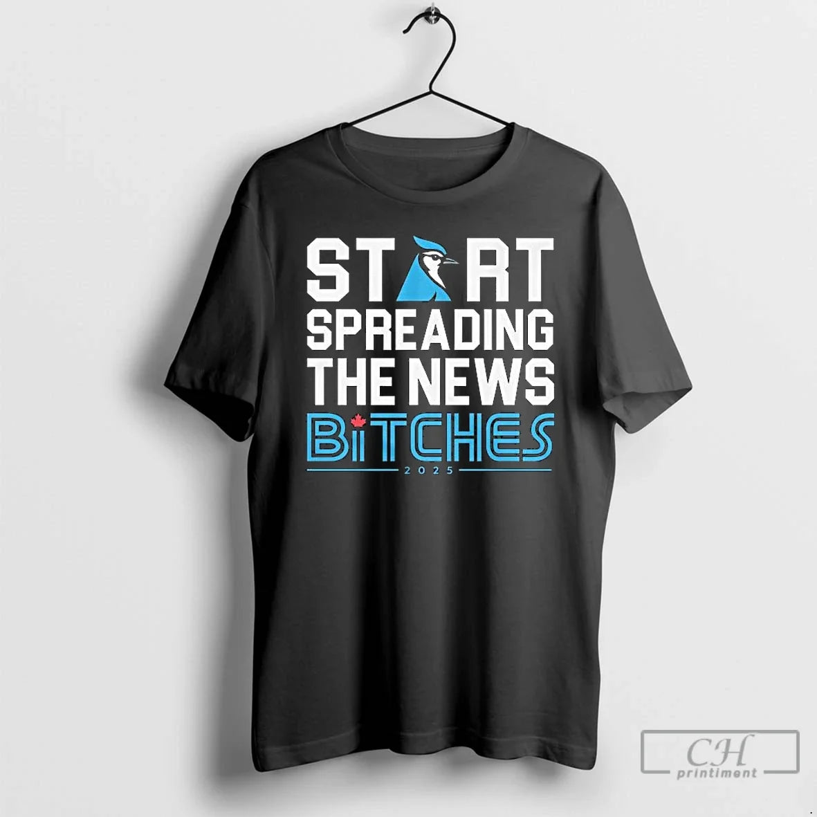 Premium Toronto Blue Jays Start Spreading The News - Adult & Kids T-Shirts, Sweatshirts & Hoodies apparel design preview 1