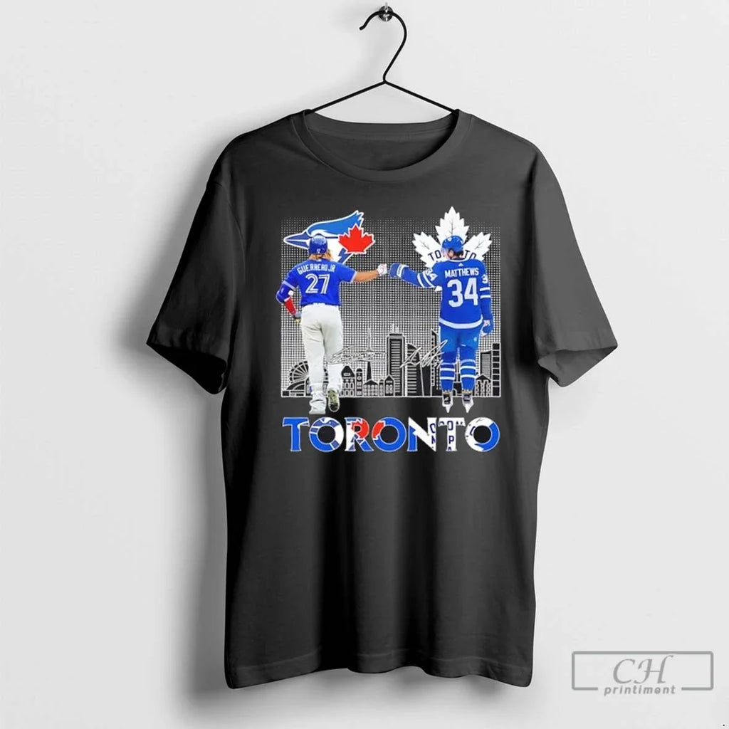 Premium Toronto City Sports Guerrero Jr Blue Jays X - Adult & Kids T-Shirts, Sweatshirts & Hoodies apparel design preview 1