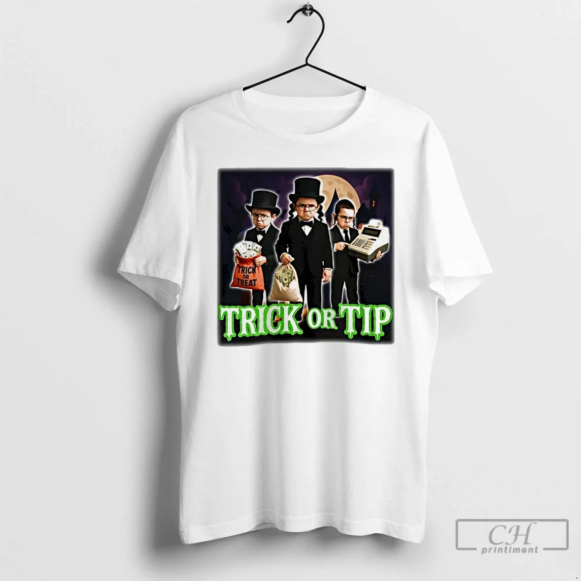 Premium Trick Or Tip Jews - Adult & Kids T-Shirts, Sweatshirts & Hoodies apparel design preview 1
