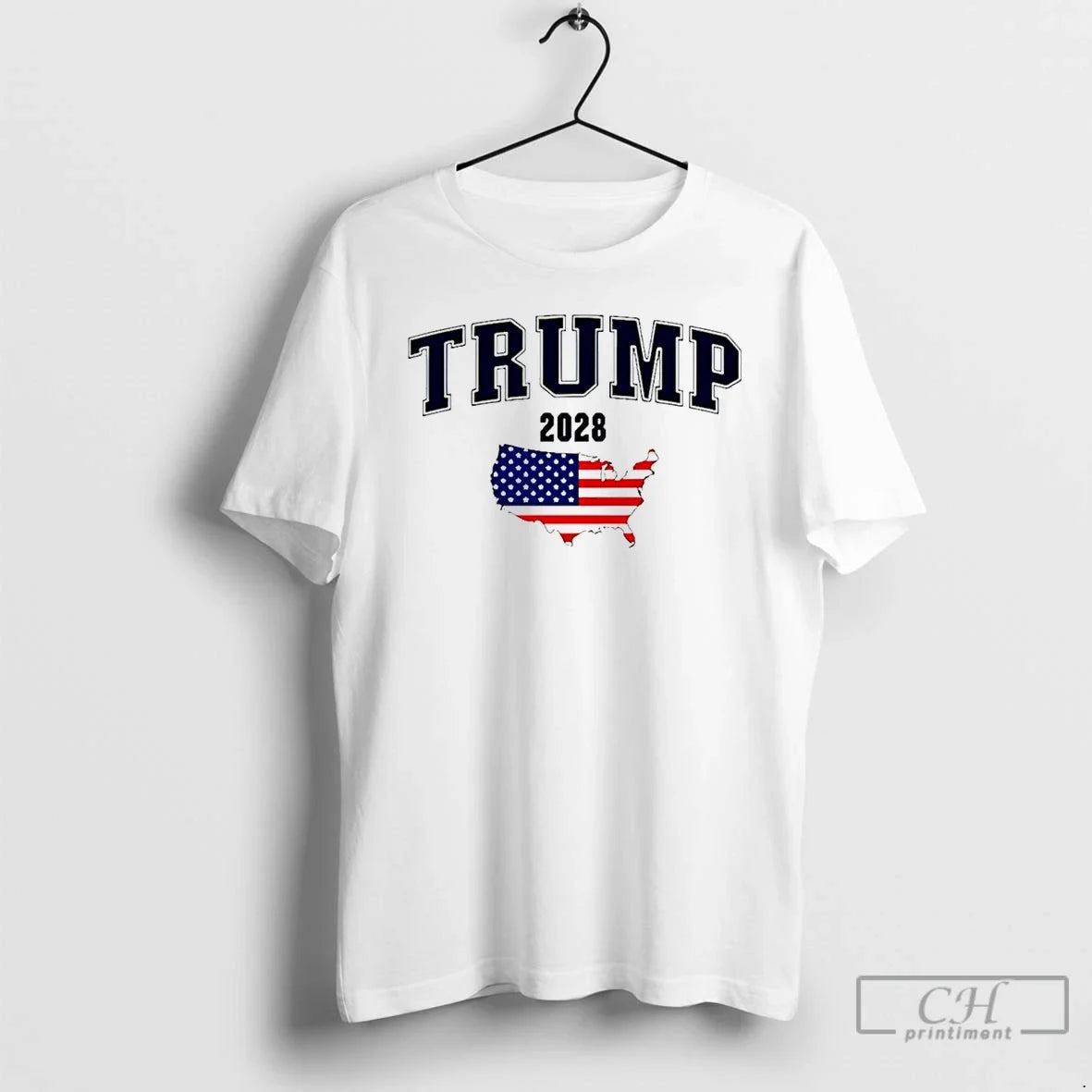 Premium Trump 2028 Us Map - Adult & Kids T-Shirts, Sweatshirts & Hoodies apparel design preview 1