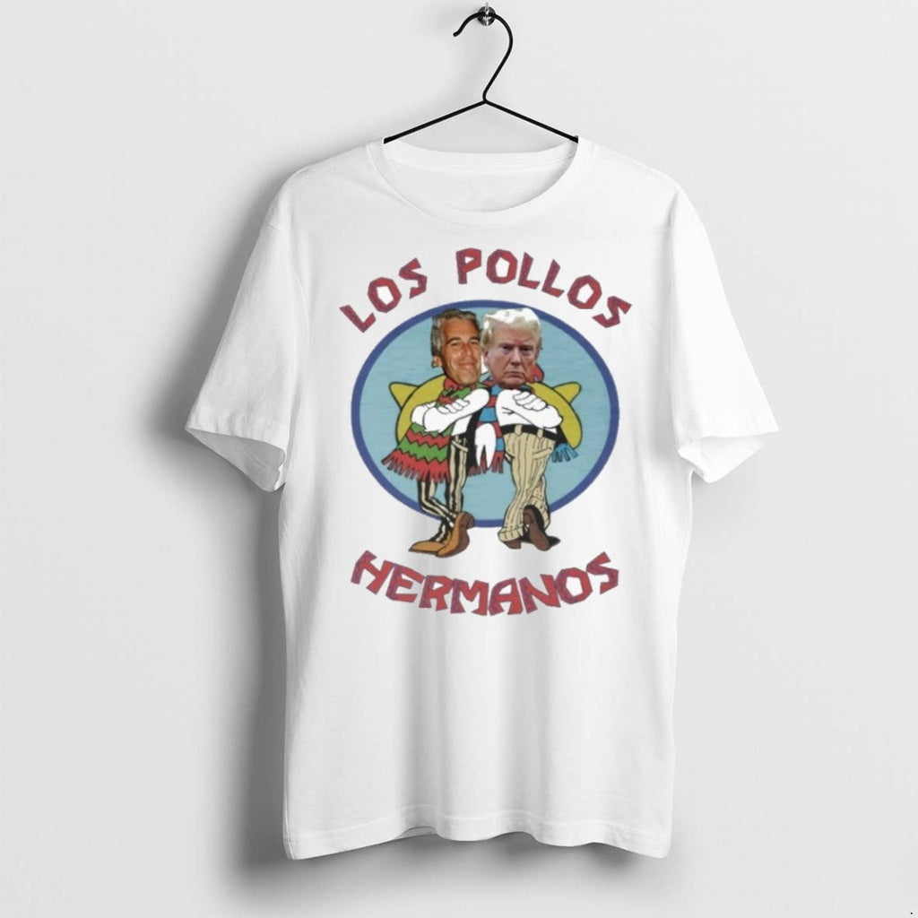 Premium Trump And Jeffrey Epstein Los Pollos Hermanos - Adult & Kids T-Shirts, Sweatshirts & Hoodies apparel design preview 1