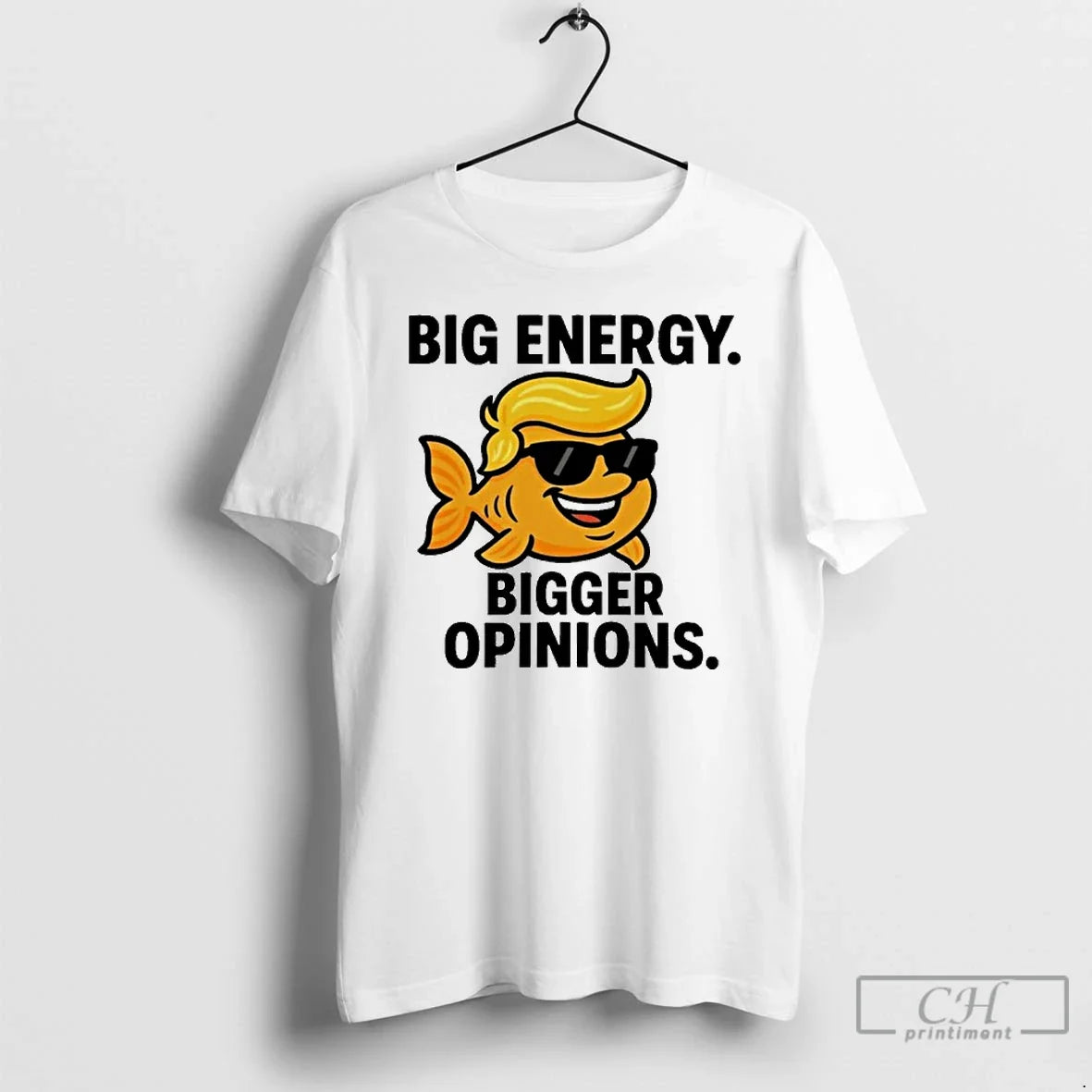Premium Trump Big Energy Bigger Opinions - Adult & Kids T-Shirts, Sweatshirts & Hoodies apparel design preview 1