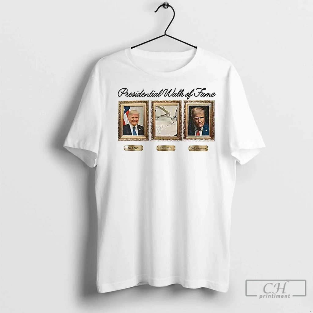 Premium Trump Funny Presidential Parody Walk Of Fame - Adult & Kids T-Shirts, Sweatshirts & Hoodies apparel design preview 1