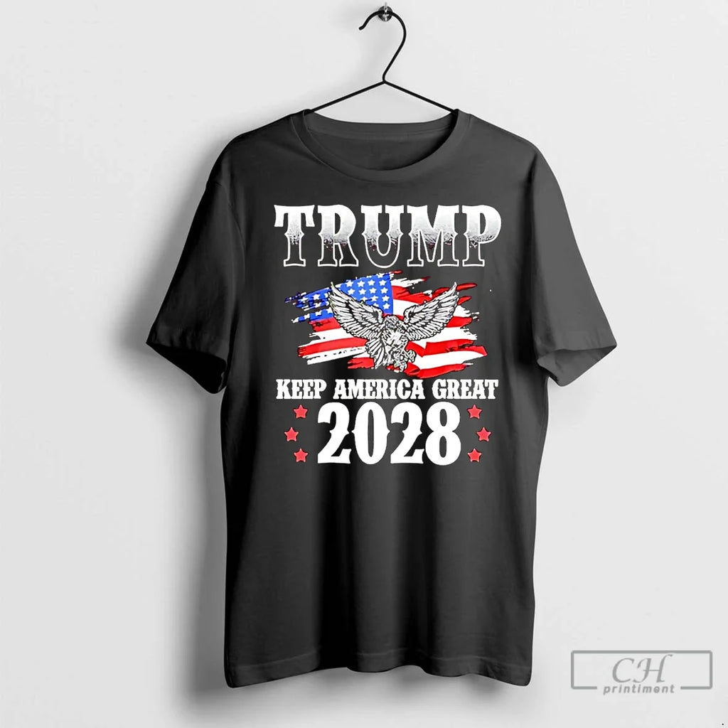 Premium Trump Keep America Great 2028 - Adult & Kids T-Shirts, Sweatshirts & Hoodies apparel design preview 1