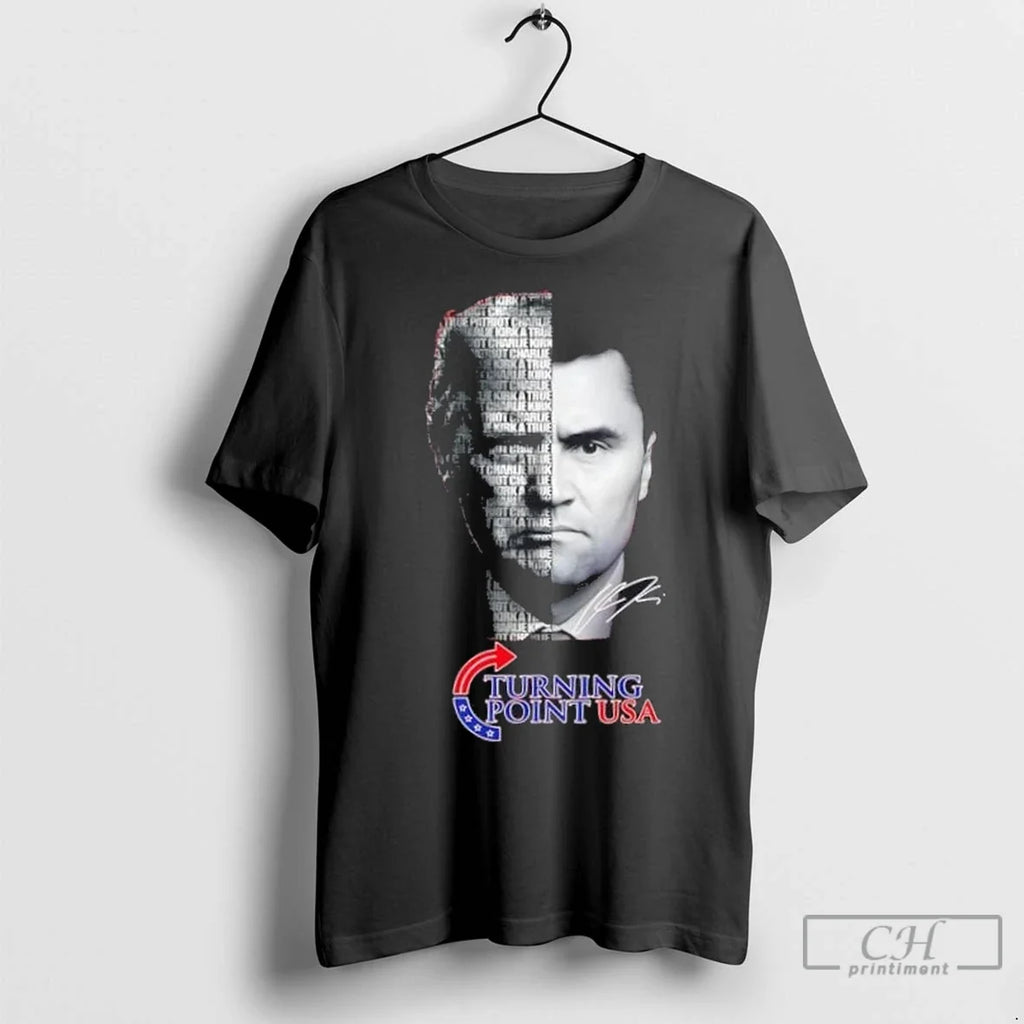 Premium Trump X Charlie Kirk Turning Point Usa - Adult & Kids T-Shirts, Sweatshirts & Hoodies apparel design preview 1