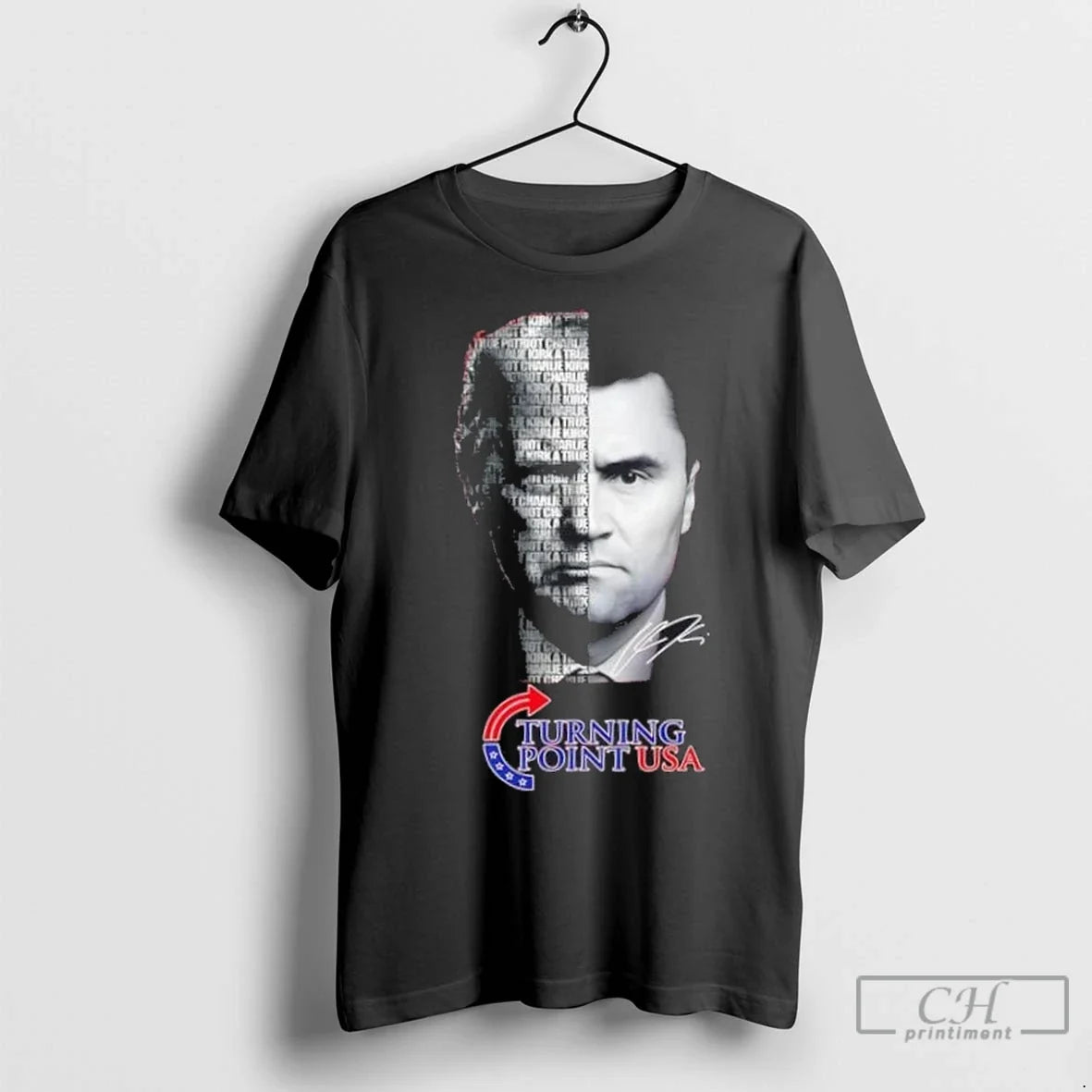 Premium Trump X Charlie Kirk Turning Point Usa - Adult & Kids T-Shirts, Sweatshirts & Hoodies apparel design preview 1