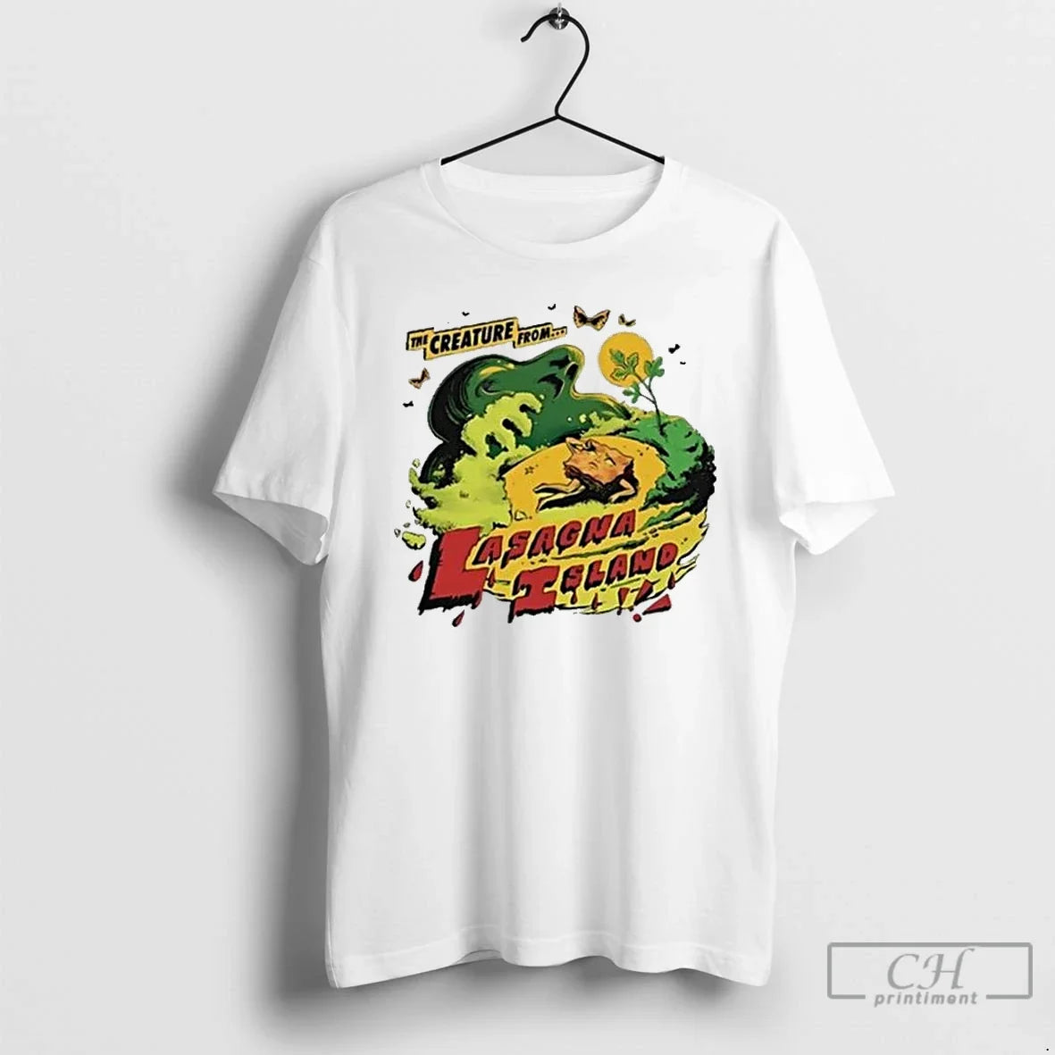 Premium Try Guys The Creature From Lasagna Island - Adult & Kids T-Shirts, Sweatshirts & Hoodies apparel design preview 1
