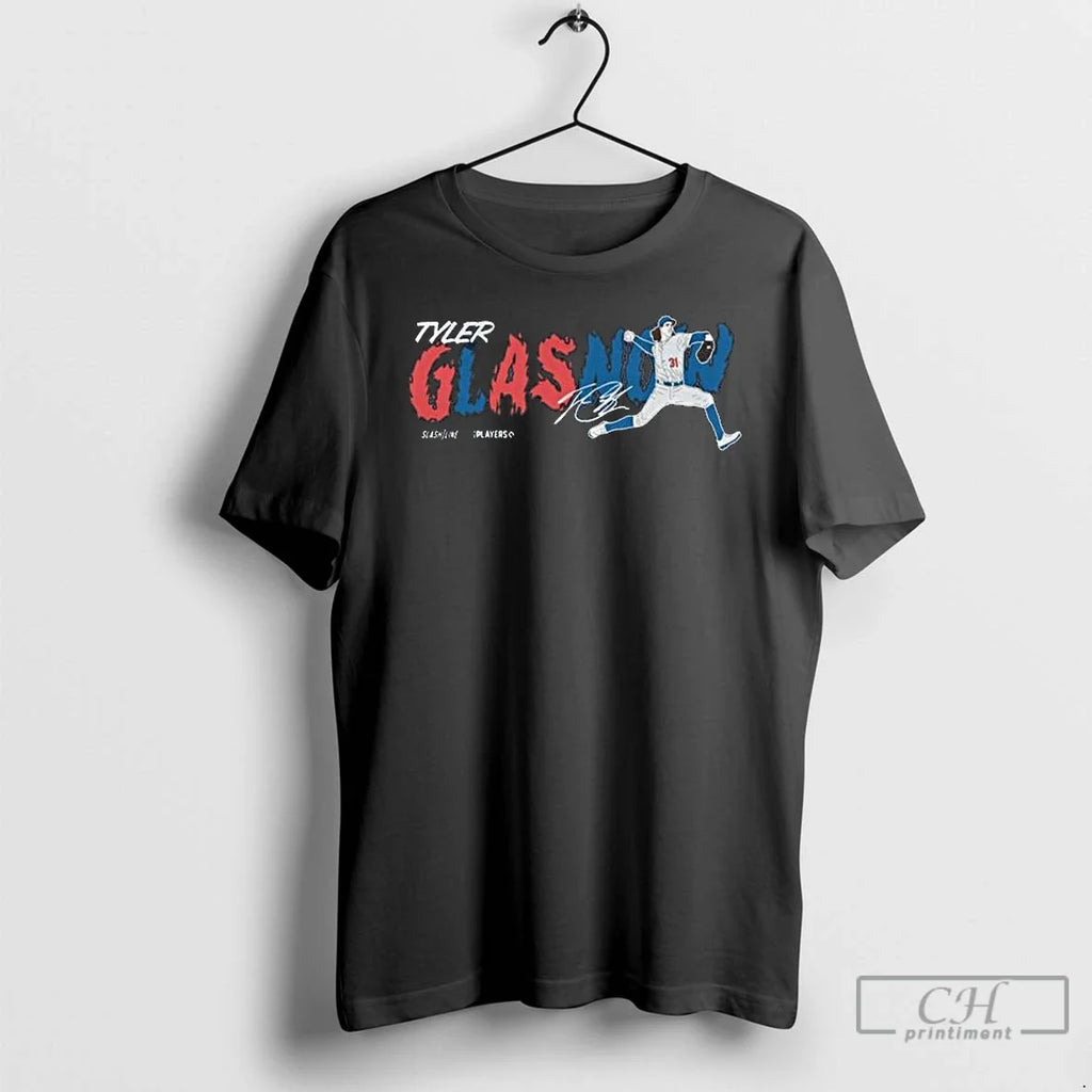 Premium Tyler Glasnow Los Angeles Dodgers Signature - Adult & Kids T-Shirts, Sweatshirts & Hoodies apparel design preview 1