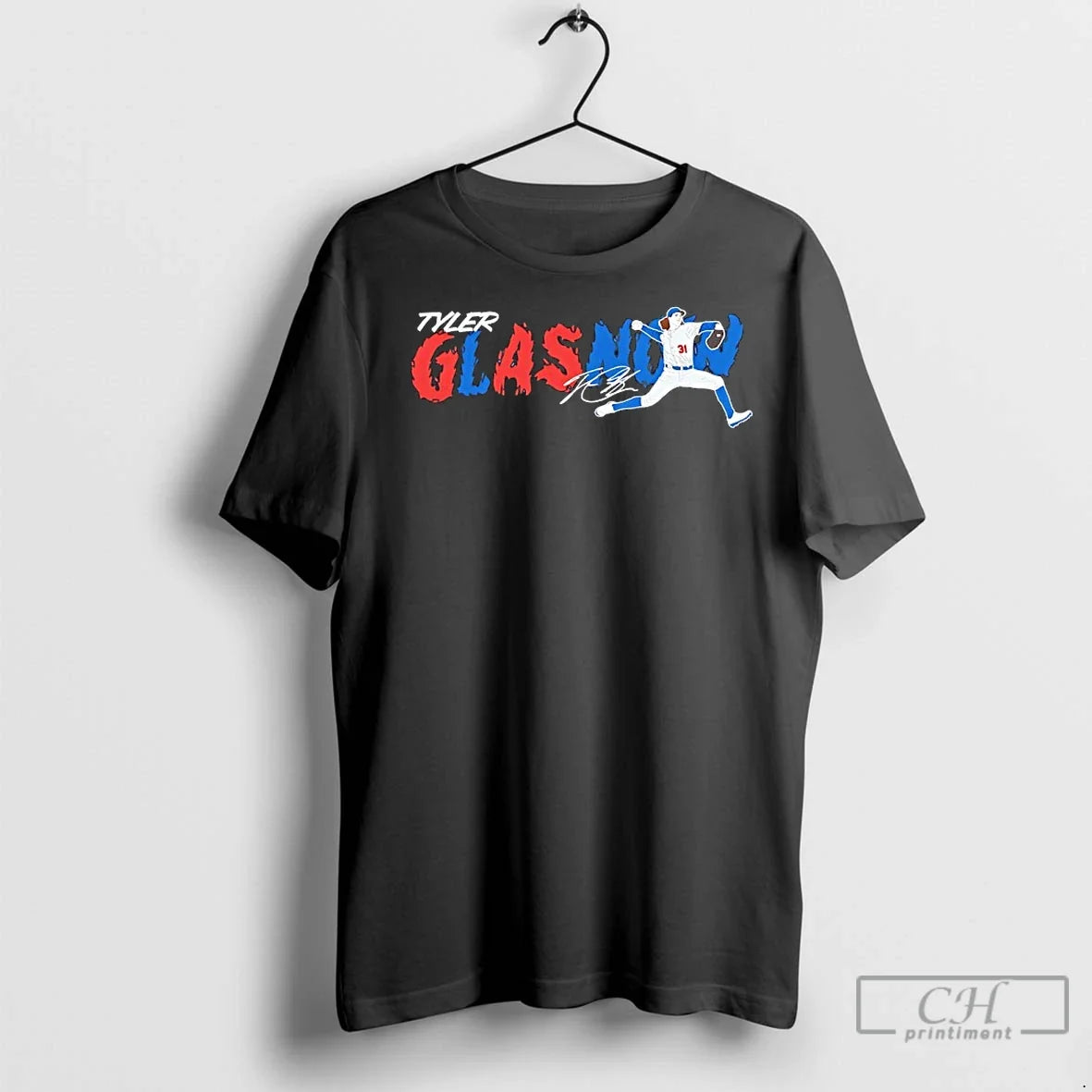 Premium Tyler Glasnow Los Angeles Dodgers Player - Adult & Kids T-Shirts, Sweatshirts & Hoodies apparel design preview 1