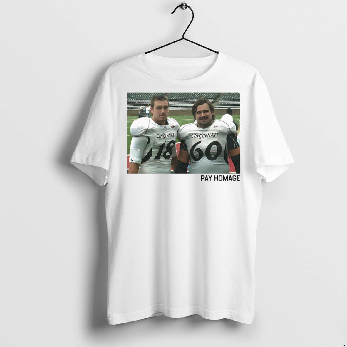 Premium Uc Bearcats Kelce Brothers Pay Homage - Adult & Kids T-Shirts, Sweatshirts & Hoodies apparel design preview 1