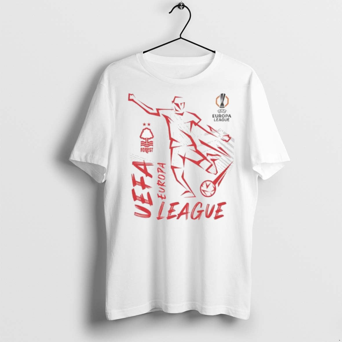 Premium Uefa Europa League Forest Player Logo - Adult & Kids T-Shirts, Sweatshirts & Hoodies apparel design preview 1