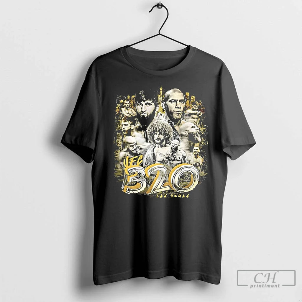 Premium Ufc 320 In Las Vegas On October 4 2025 - Adult & Kids T-Shirts, Sweatshirts & Hoodies apparel design preview 1