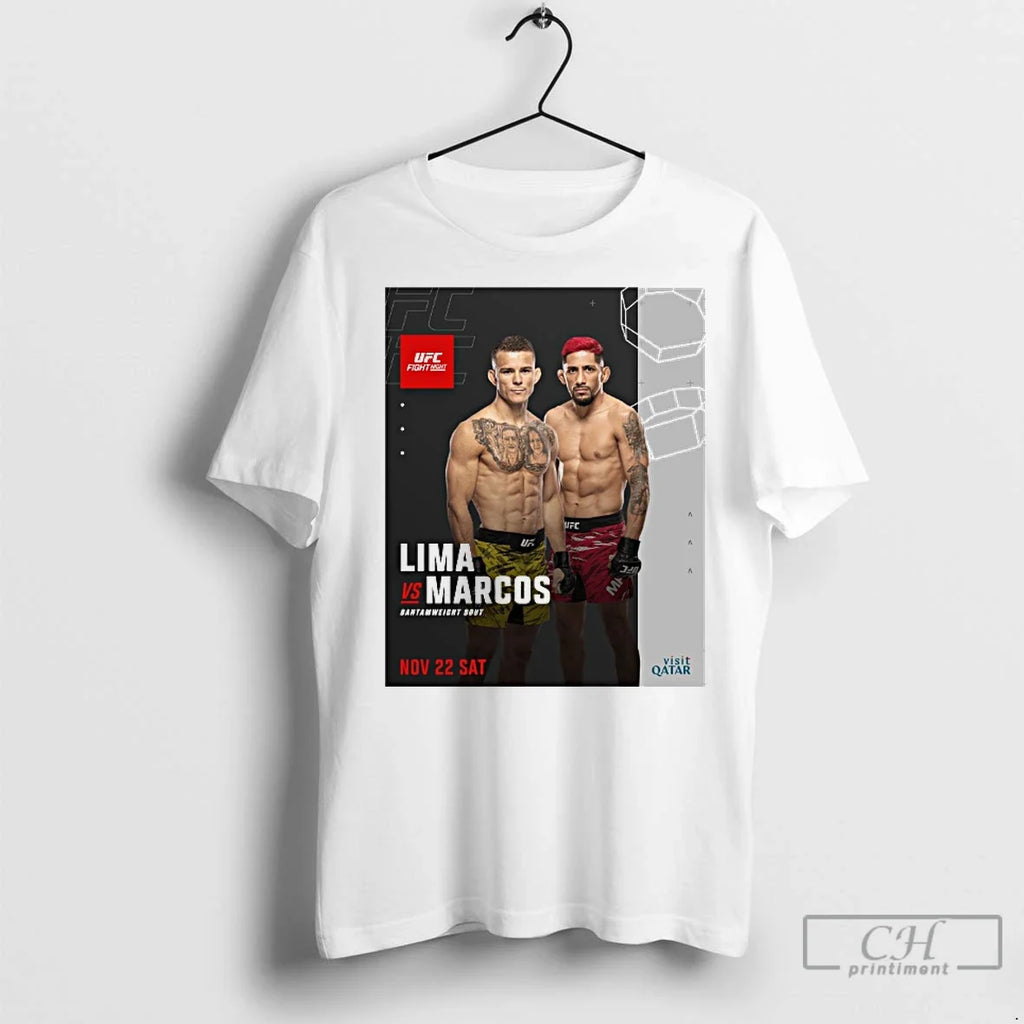 Premium Ufc Fight Night Lima Vs Marcos Bantamweight - Adult & Kids T-Shirts, Sweatshirts & Hoodies apparel design preview 1
