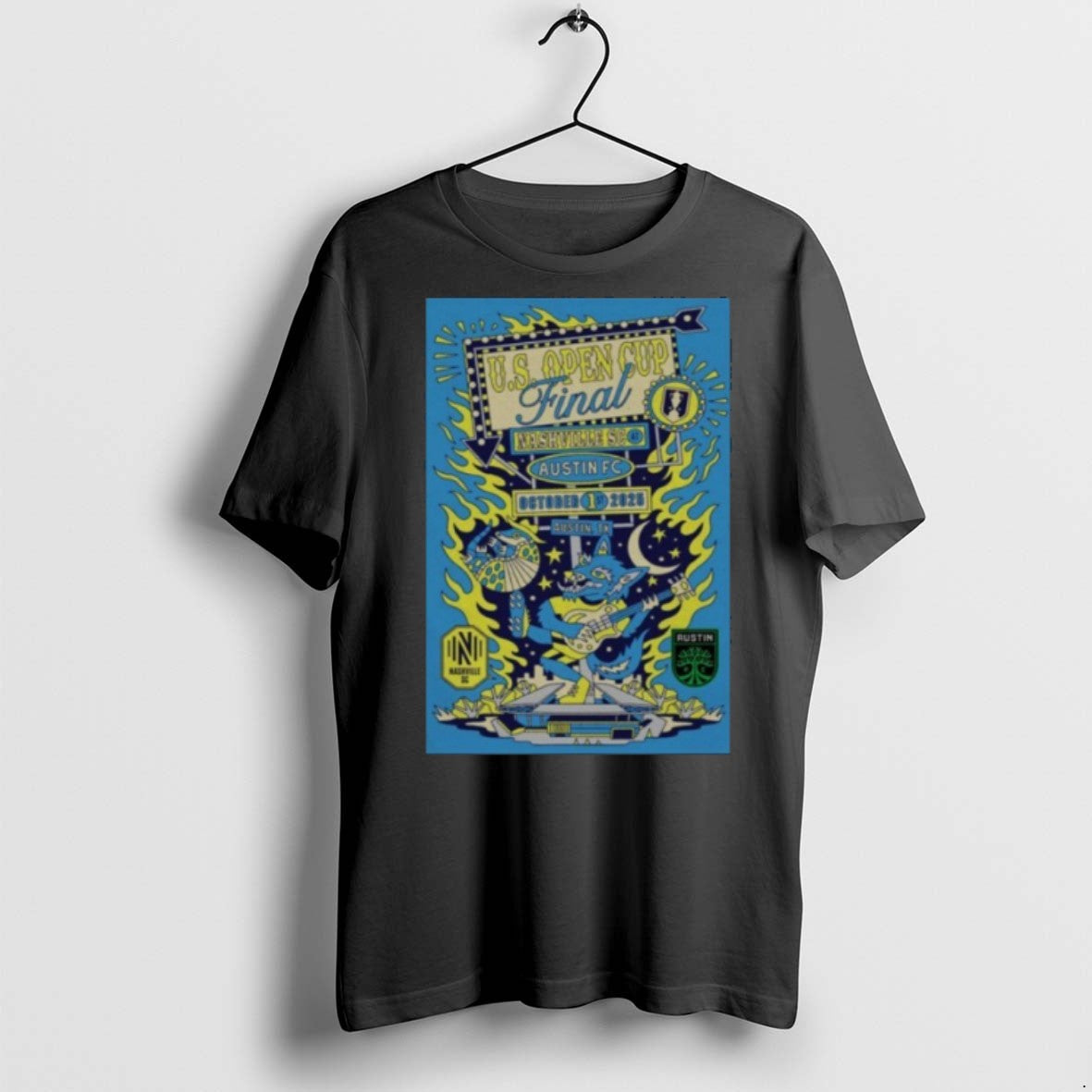 Premium Us Open Cup Final Austin Texas 2025 - Adult & Kids T-Shirts, Sweatshirts & Hoodies apparel design preview 1