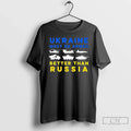 Premium Ukraine Must Be Armed Better Than Russia - Adult & Kids T-Shirts, Sweatshirts & Hoodies apparel design preview 1