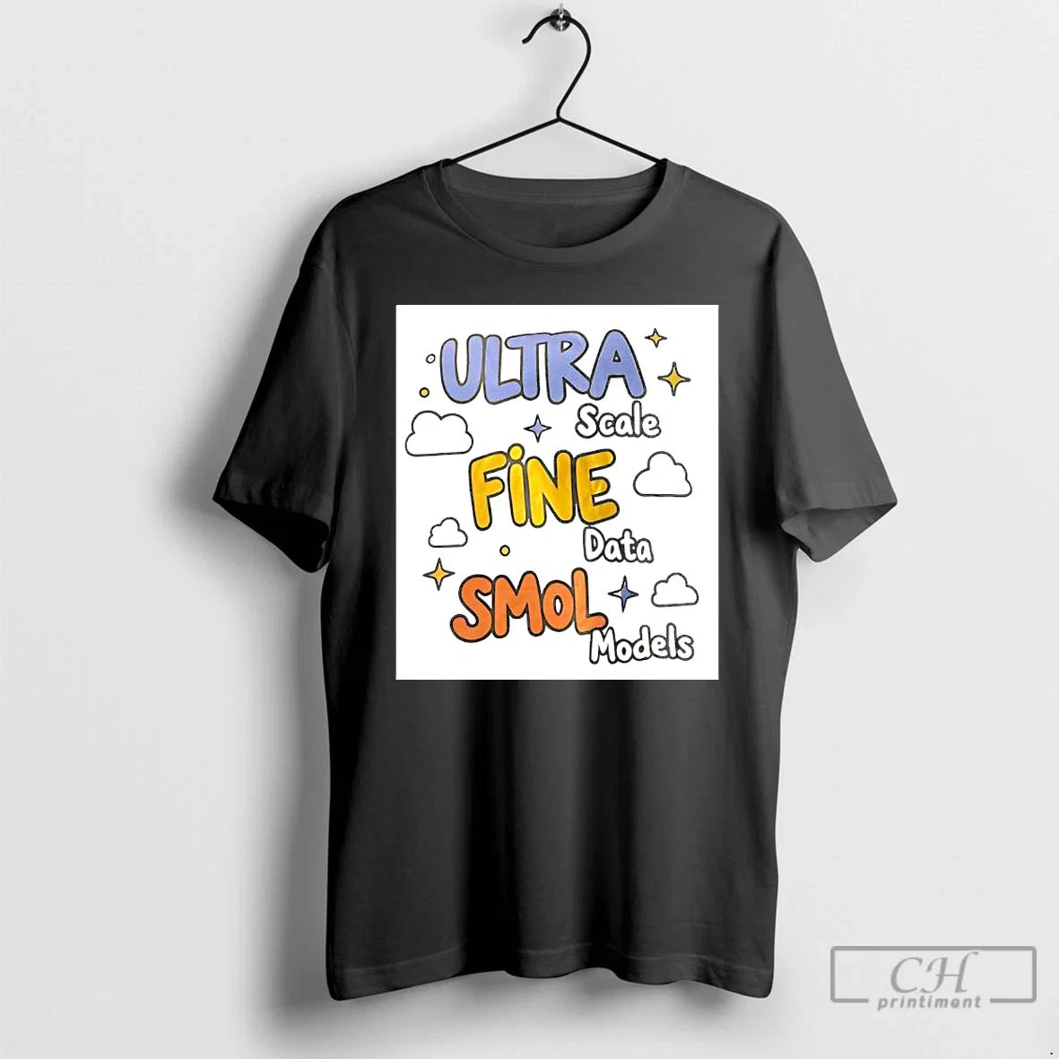Premium Ultra Scale Fine Data Smol Models Graphic - Adult & Kids T-Shirts, Sweatshirts & Hoodies apparel design preview 1