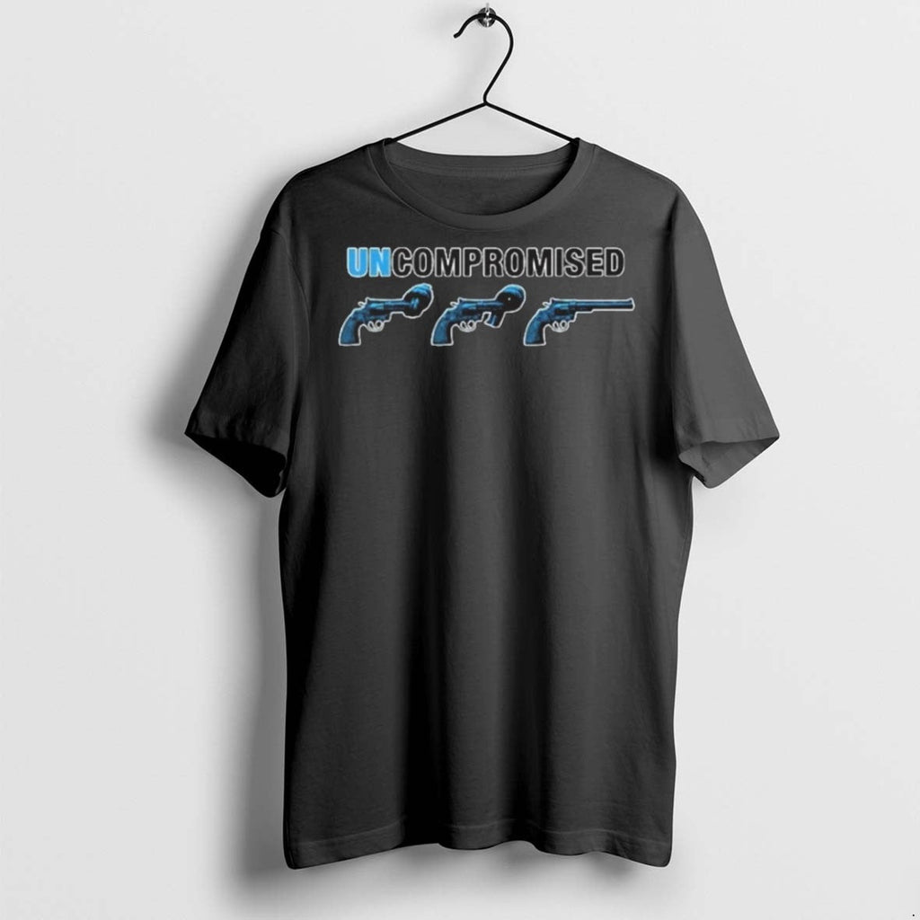 Premium Uncompromised Three Blue Pistols - Adult & Kids T-Shirts, Sweatshirts & Hoodies apparel design preview 1
