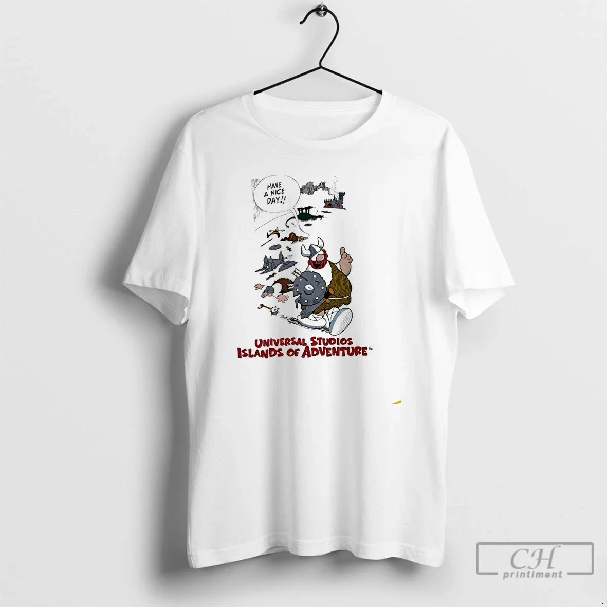 Premium Universal Studios Islands Of Adventure Viking - Adult & Kids T-Shirts, Sweatshirts & Hoodies apparel design preview 1