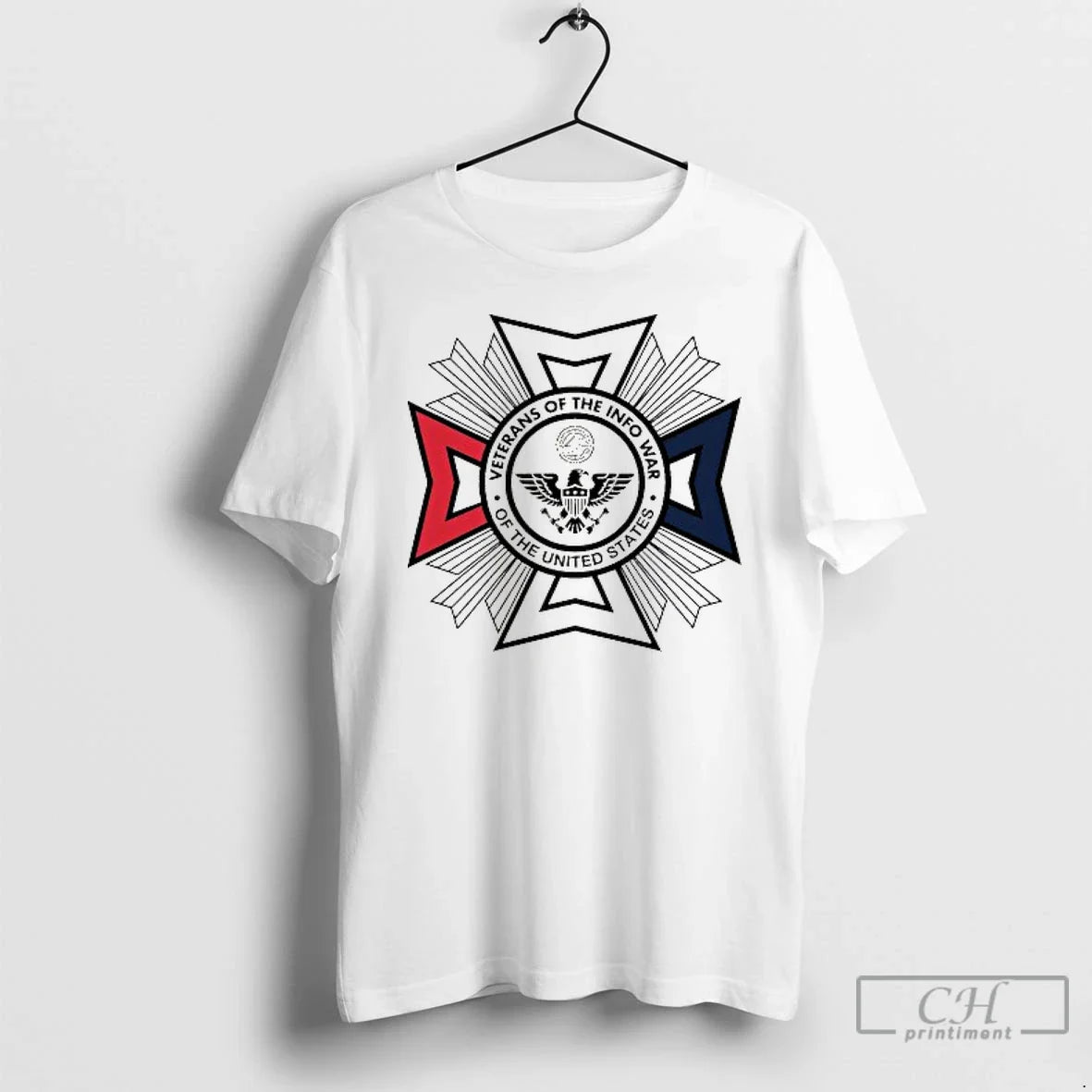 Premium Us Veteran Of The Infowar - Adult & Kids T-Shirts, Sweatshirts & Hoodies apparel design preview 1