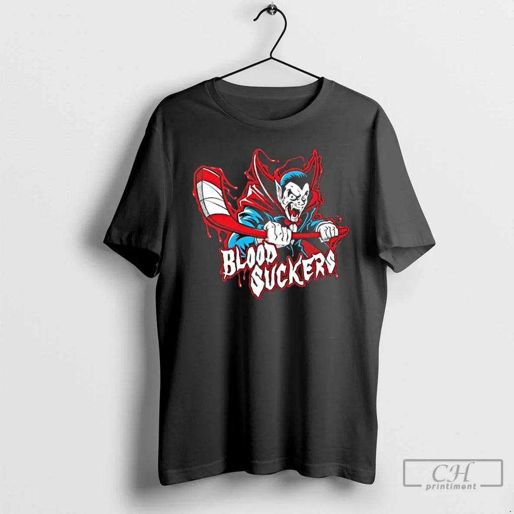 Premium Vampire Hockey Blood Suckers - Adult & Kids T-Shirts, Sweatshirts & Hoodies apparel design preview 1
