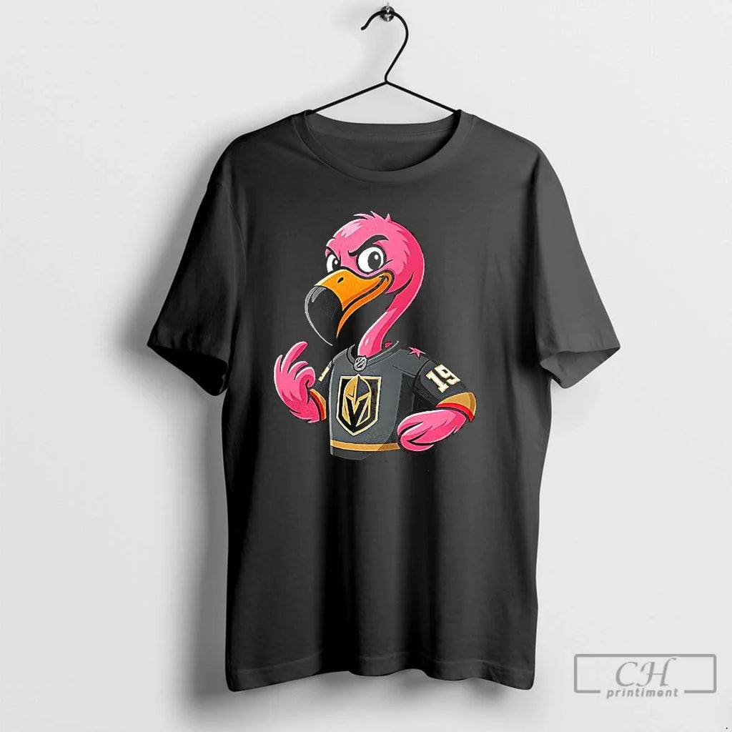 Premium Vegas Golden Knights Hockey Victory Flamingo - Adult & Kids T-Shirts, Sweatshirts & Hoodies apparel design preview 1