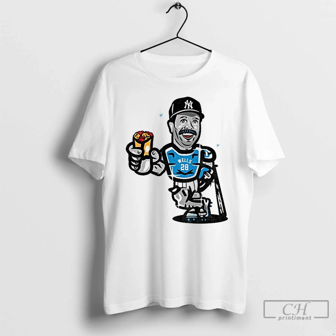 Premium Vernon Wells Jr New York Yankees All Star - Adult & Kids T-Shirts, Sweatshirts & Hoodies apparel design preview 1