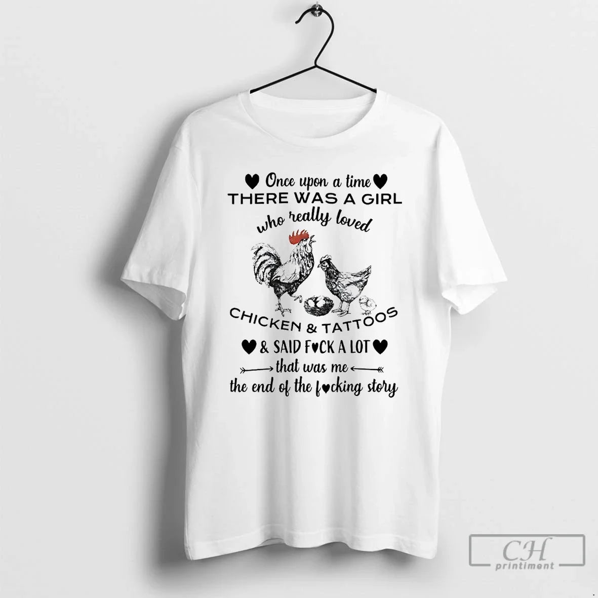 Premium Veteran Once Upon A Time There Was Girl - Adult & Kids T-Shirts, Sweatshirts & Hoodies apparel design preview 1
