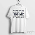 Premium Veterans Who Support Trump Are Traitors To - Adult & Kids T-Shirts, Sweatshirts & Hoodies apparel design preview 1