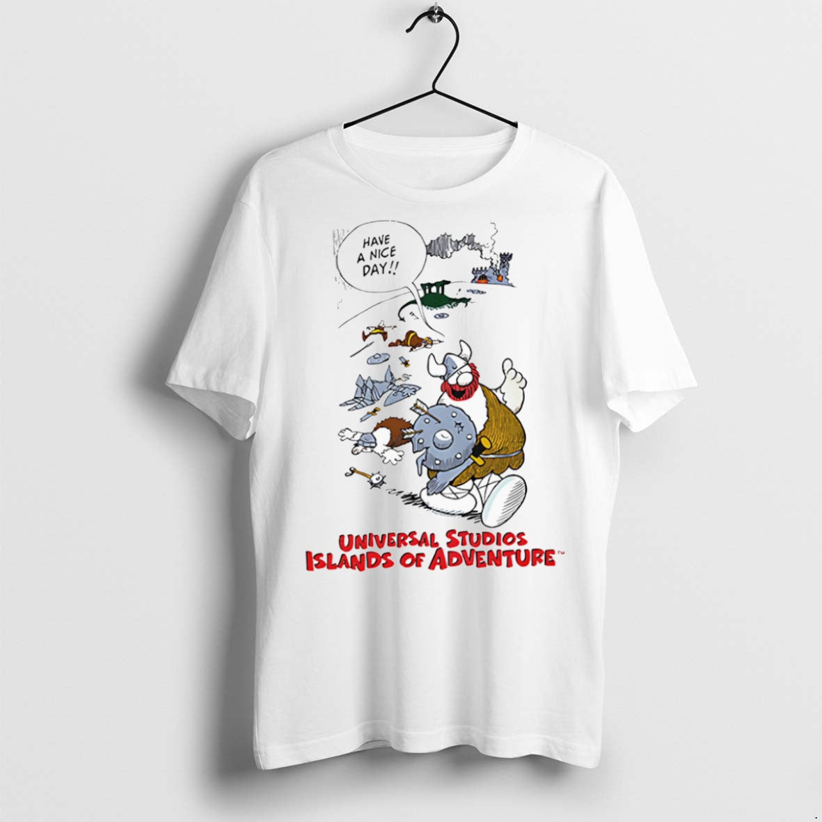 Premium Vintage Universal Studios Islands Of - Adult & Kids T-Shirts, Sweatshirts & Hoodies apparel design preview 1
