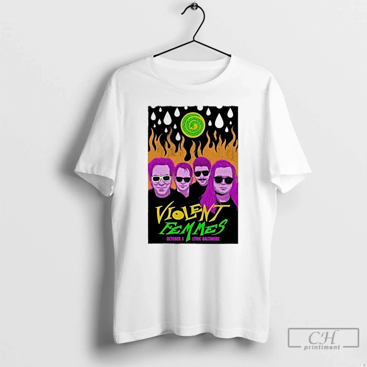 Premium Violent Femmes Oct 5 2025 Lyric Baltimore - Adult & Kids T-Shirts, Sweatshirts & Hoodies apparel design preview 1