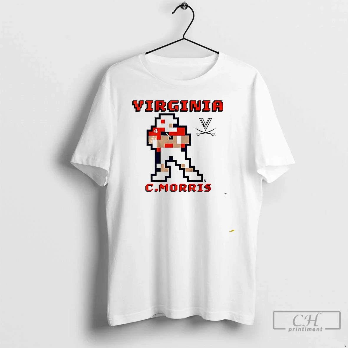 Premium Virginia Cavaliers Football Chandler Morris - Adult & Kids T-Shirts, Sweatshirts & Hoodies apparel design preview 1