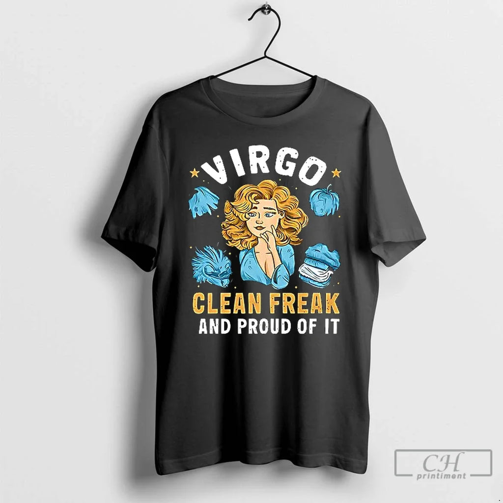 Premium Virgo Clean Freak And Proud Of It Ceramic - Adult & Kids T-Shirts, Sweatshirts & Hoodies apparel design preview 1