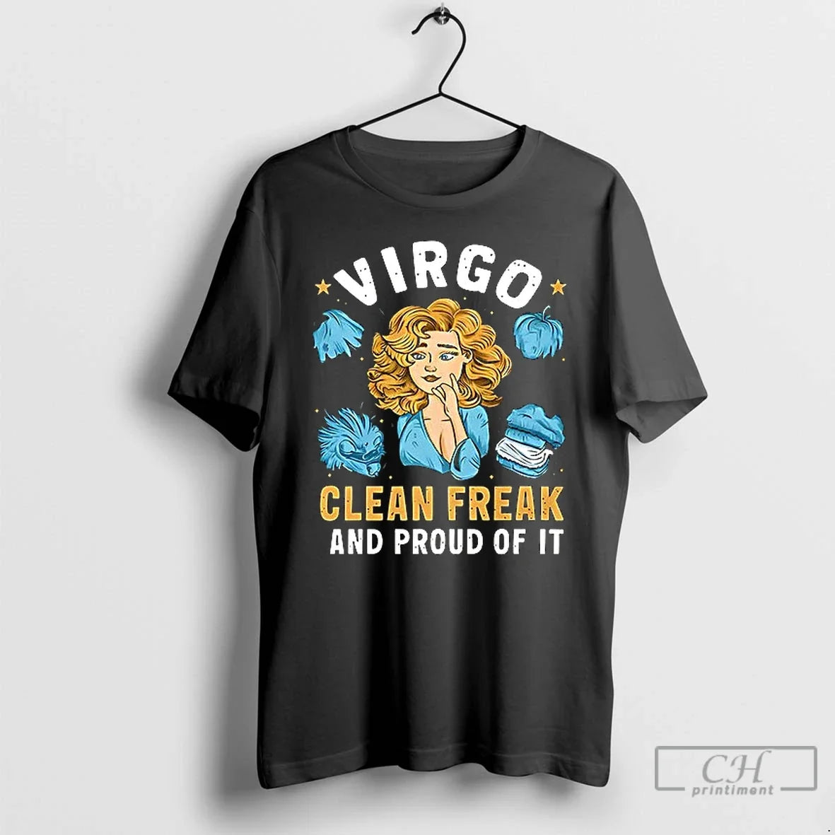 Premium Virgo Clean Freak And Proud Of It Ceramic - Adult & Kids T-Shirts, Sweatshirts & Hoodies apparel design preview 1