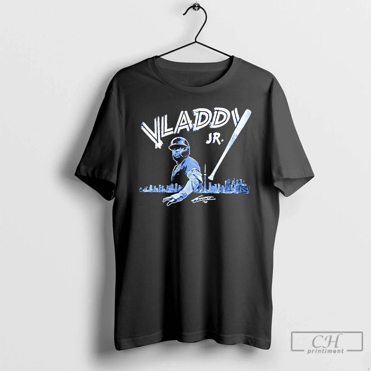 Premium Vladdy Bat Flip Vladimir Guerrero Jr Toronto - Adult & Kids T-Shirts, Sweatshirts & Hoodies apparel design preview 1