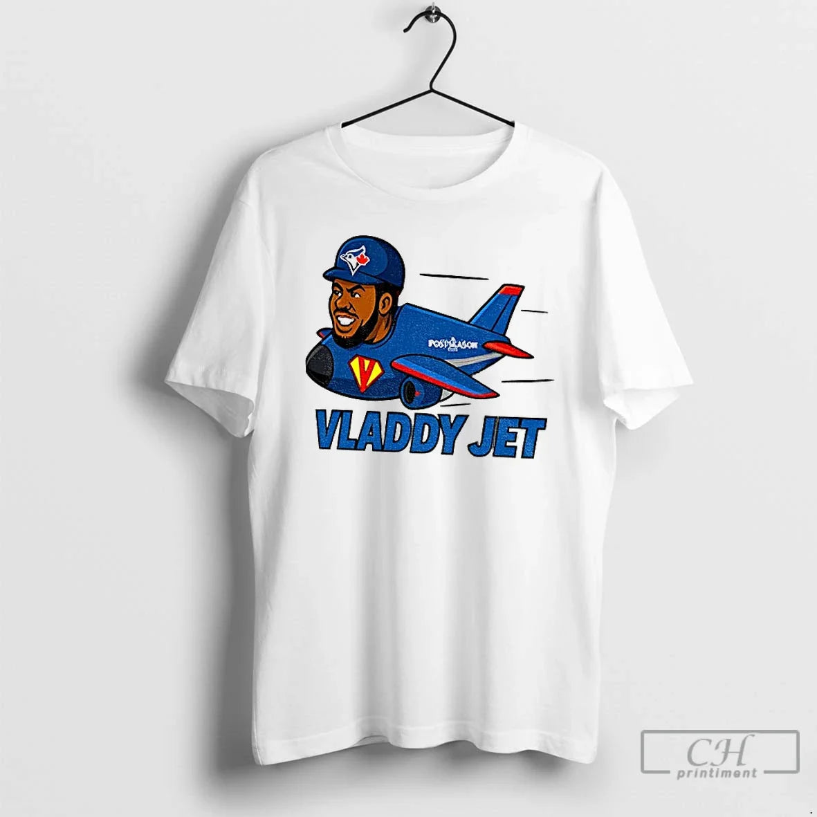 Premium Vladimir Guerrero Jr Vladdy Jet Plane Toronto - Adult & Kids T-Shirts, Sweatshirts & Hoodies apparel design preview 1
