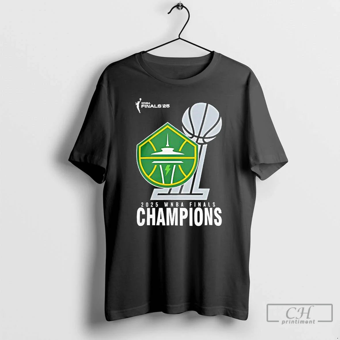 Premium Wnba Shop 2025 Champions Seattle Storm Finals - Adult & Kids T-Shirts, Sweatshirts & Hoodies apparel design preview 1