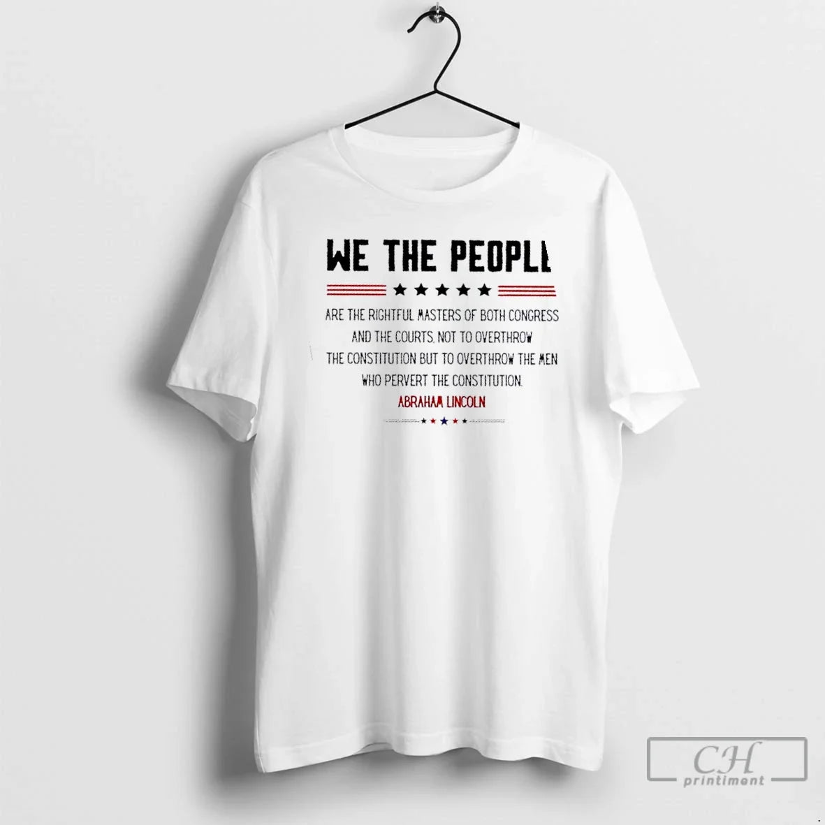 Premium We The People Are Rightful Masters Abraham - Adult & Kids T-Shirts, Sweatshirts & Hoodies apparel design preview 1