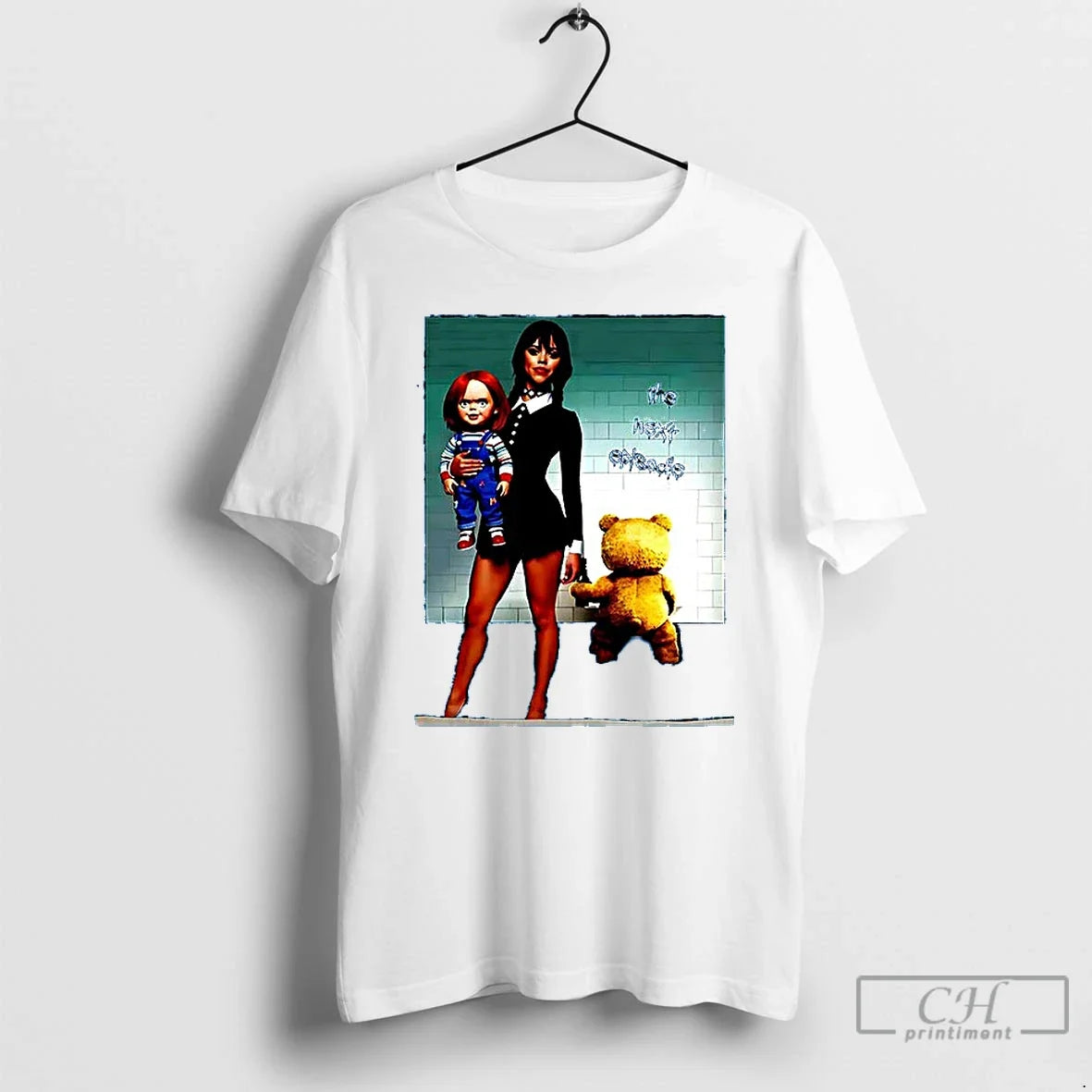Premium Wednesday Addams X Chucky The Next Episode - Adult & Kids T-Shirts, Sweatshirts & Hoodies apparel design preview 1